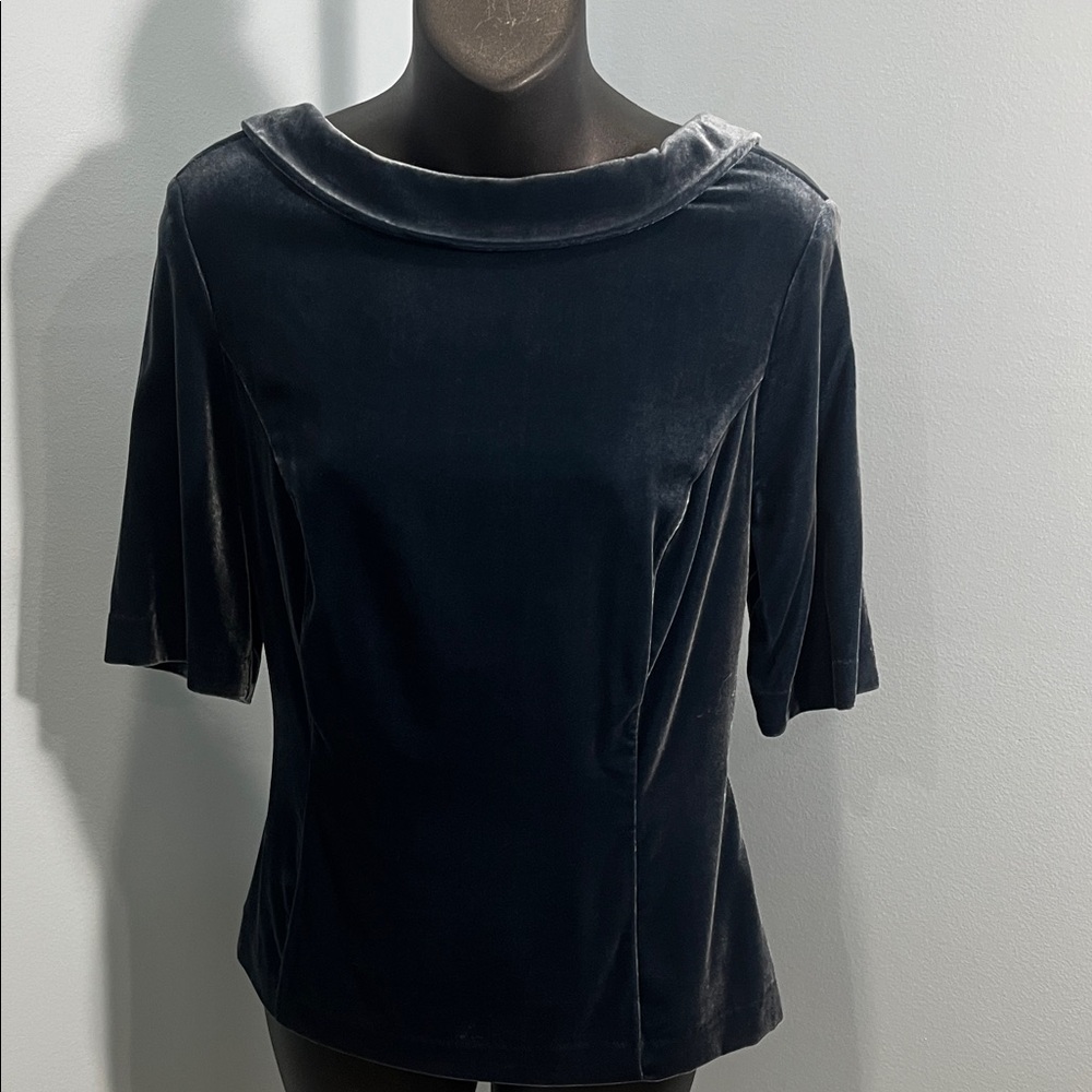 Boden Martha Blue Velvet Women's Top